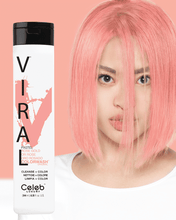 Load image into Gallery viewer, Pastel rose gold Viral Hair – Colorwash