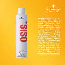Load image into Gallery viewer, OSiS+ Elastic Light Hold Hairspray | Heat Protection and Shine All Hair Types
