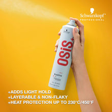 Load image into Gallery viewer, OSiS+ Elastic Light Hold Hairspray | Heat Protection and Shine All Hair Types
